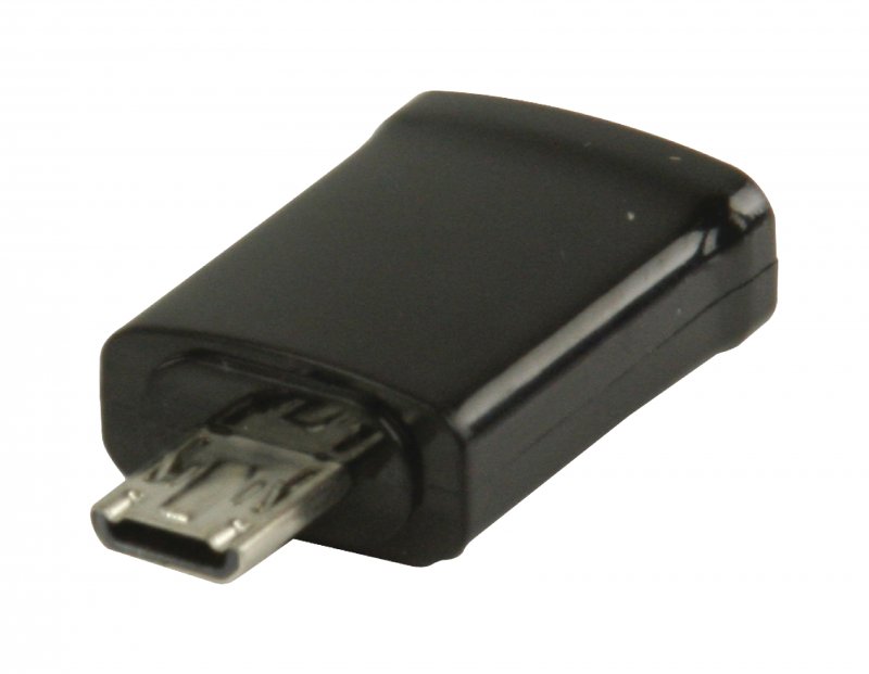 Adaptér MHL USB Micro B 11kolíkový Zástrčka - USB Micro B Zásuvka Černá - obrázek produktu