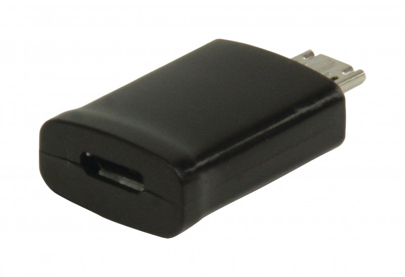 Adaptér MHL USB Micro B 11kolíkový Zástrčka - USB Micro B Zásuvka Černá - obrázek č. 2