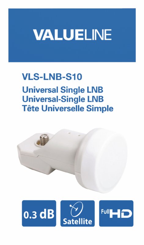 Univerzální LNB Single 0.3 dB - obrázek č. 3