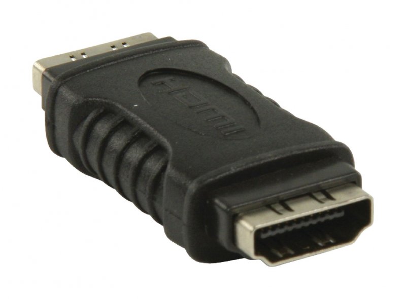 Adaptérem High Speed HDMI s Ethernetem HDMI Zásuvka - HDMI Zásuvka Černá - obrázek č. 2
