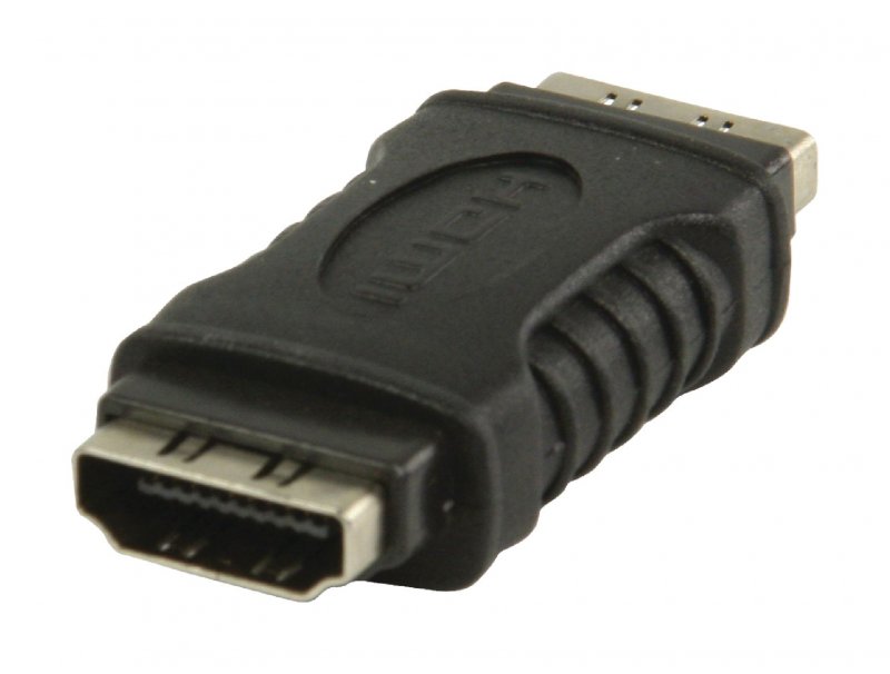 Adaptérem High Speed HDMI s Ethernetem HDMI Zásuvka - HDMI Zásuvka Černá - obrázek č. 1