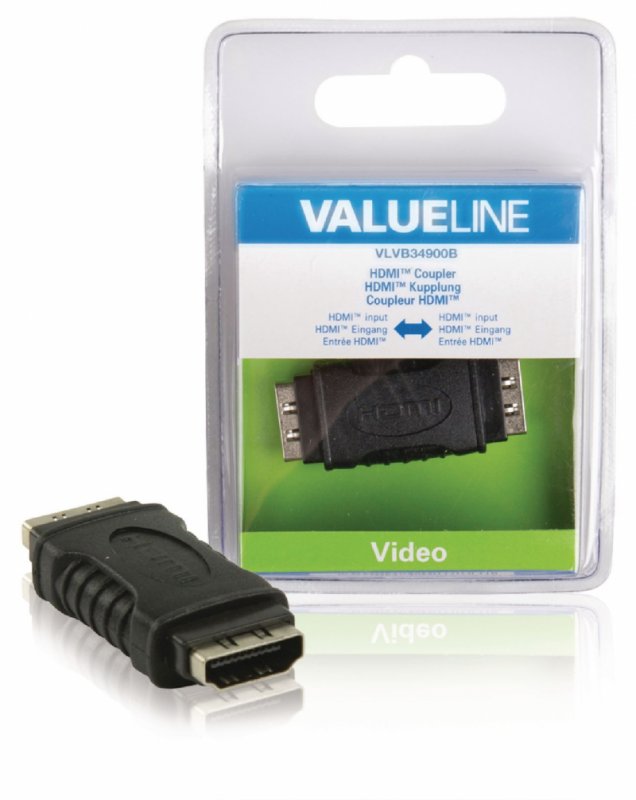 Adaptérem High Speed HDMI s Ethernetem HDMI Zásuvka - HDMI Zásuvka Černá - obrázek produktu