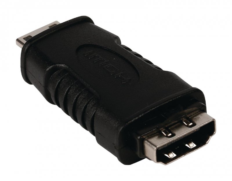 Adaptérem High Speed HDMI s Ethernetem HDMI Mini Konektor - HDMI Zásuvka Černá - obrázek č. 2