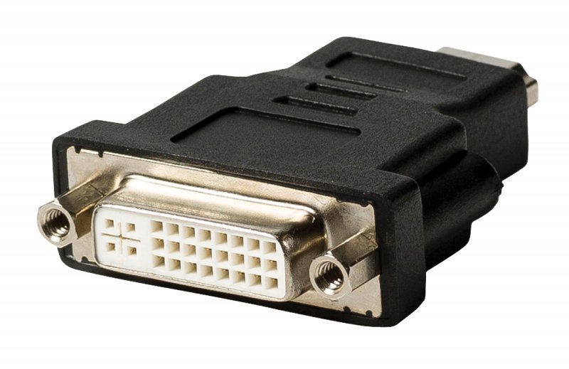 Adaptérem High Speed HDMI s Ethernetem HDMI Konektor - DVI-D 24+1p Zásuvka Černá VLVB34910B - obrázek č. 1