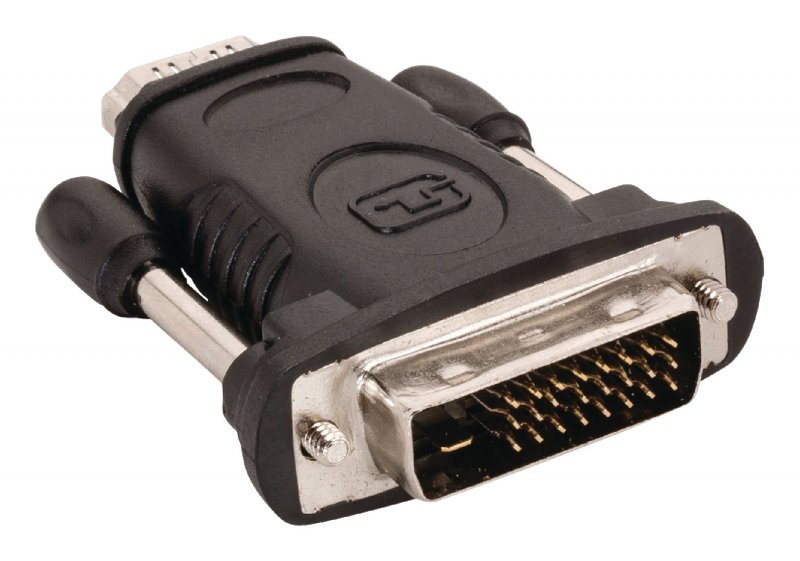 Adaptérem High Speed HDMI s Ethernetem DVI-D 24+1p Zástrčka - HDMI Zásuvka Černá - obrázek č. 3
