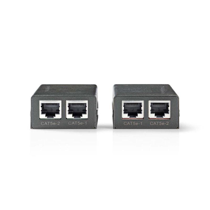 HDMI ™ Extender | Přes Cat6 | do 30,0 m | 1080p | 1.65 Gbps | Kov | Antracit - obrázek produktu