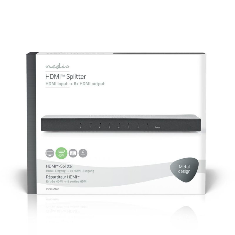 HDMI™ Rozbočovač | 8 Portů port(s)  VSPL3478AT - obrázek č. 6
