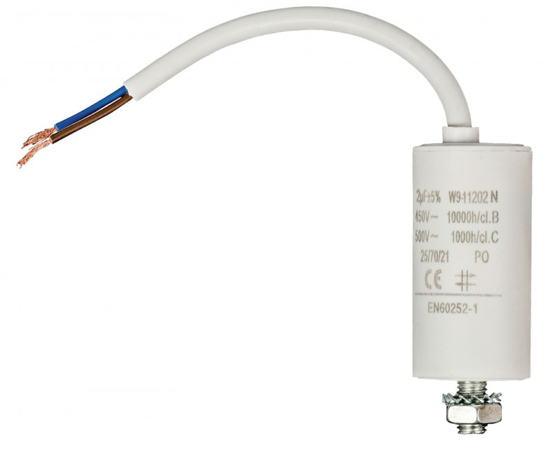 Kondenzátor 450V + Kabel 2.0uf / 450 V + Cable W9-11202N - obrázek produktu
