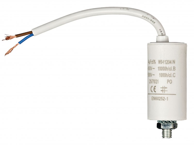 Kondenzátor 450V + Kabel 4.0uf / 450 V + cable W9-11204N - obrázek produktu