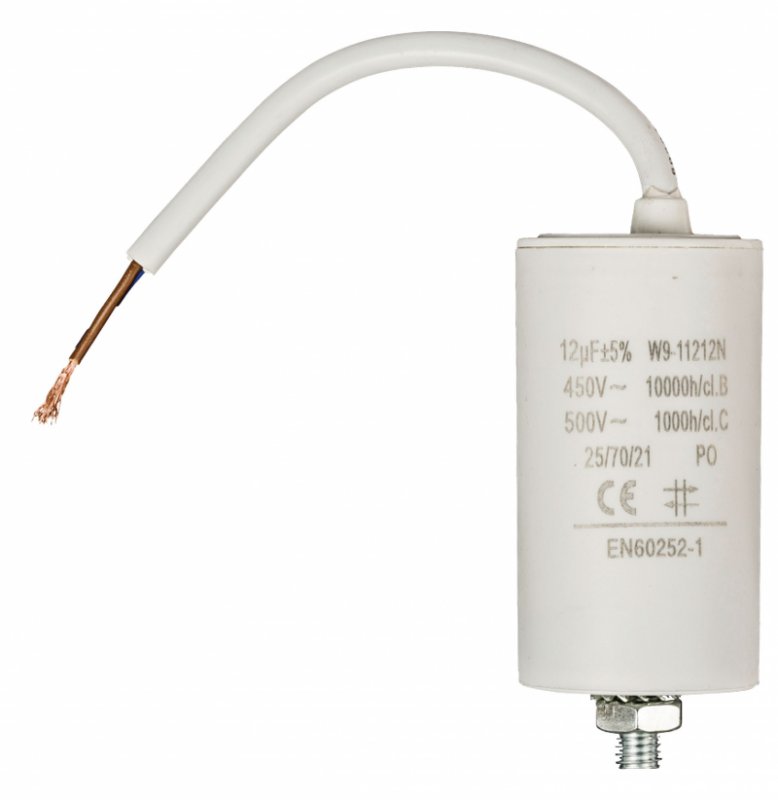 Kondenzátor 450V + Kabel 12.0uf / 450 V + cable W9-11212N - obrázek produktu