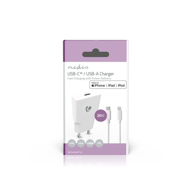 Síťová Nabíječka | 20 W | GaN  WCHA20WTUL - obrázek č. 5