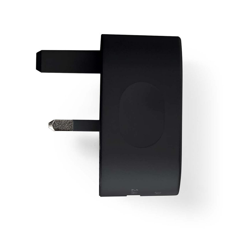 Síťová Nabíječka | 3,4 A | USB / USB-C | Černá barva | UK Zástrčka - obrázek č. 3