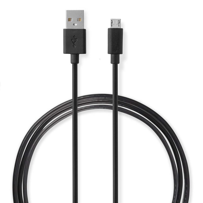 Síťová Nabíječka | 2,1 A | Volné kabel | Micro USB | Černá barva - obrázek č. 2
