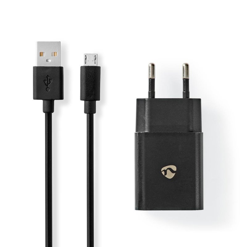 Nabíječka USB 5V 2.1A 12W s kabelem micro USB - obrázek produktu