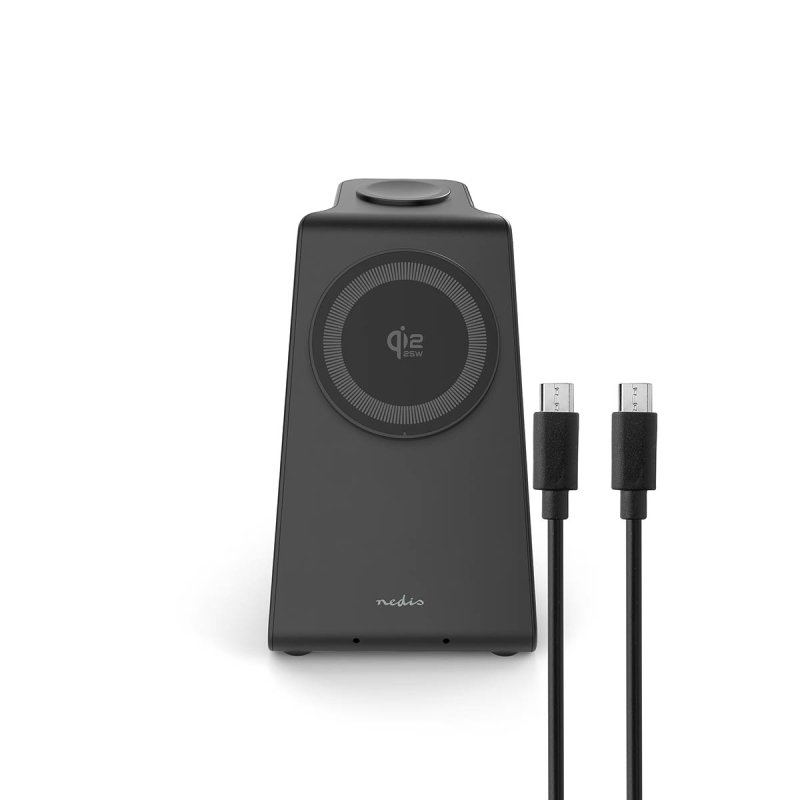 Bezdrátová nabíječka | 3-in-1  WCHAQV3125WBK - obrázek č. 7