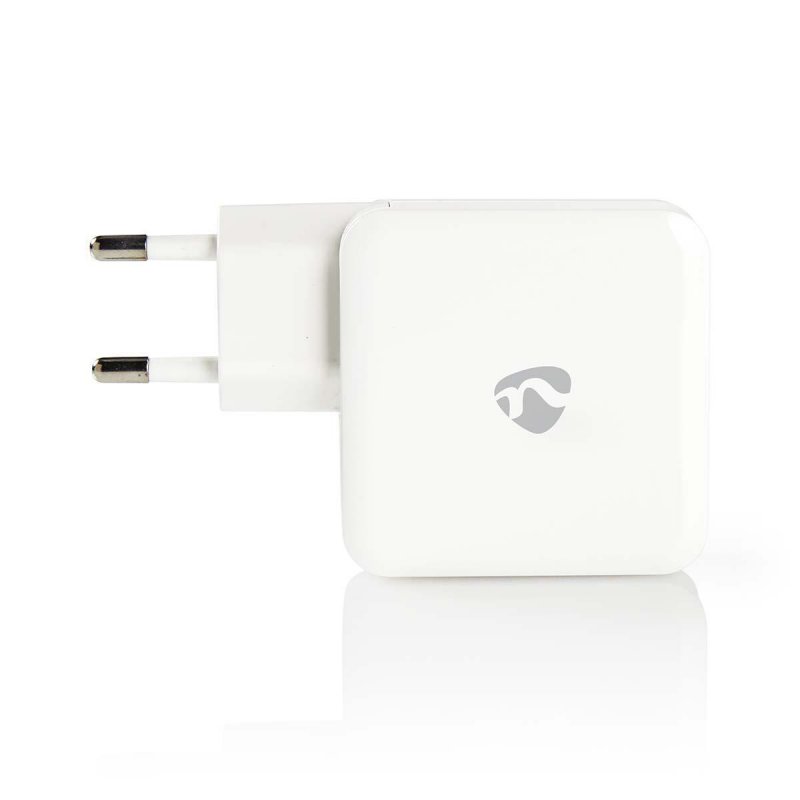 Síťová Nabíječka | 4.8 A | 2 výstupy | USB-A a USB-C™ | Bílá barva - obrázek produktu
