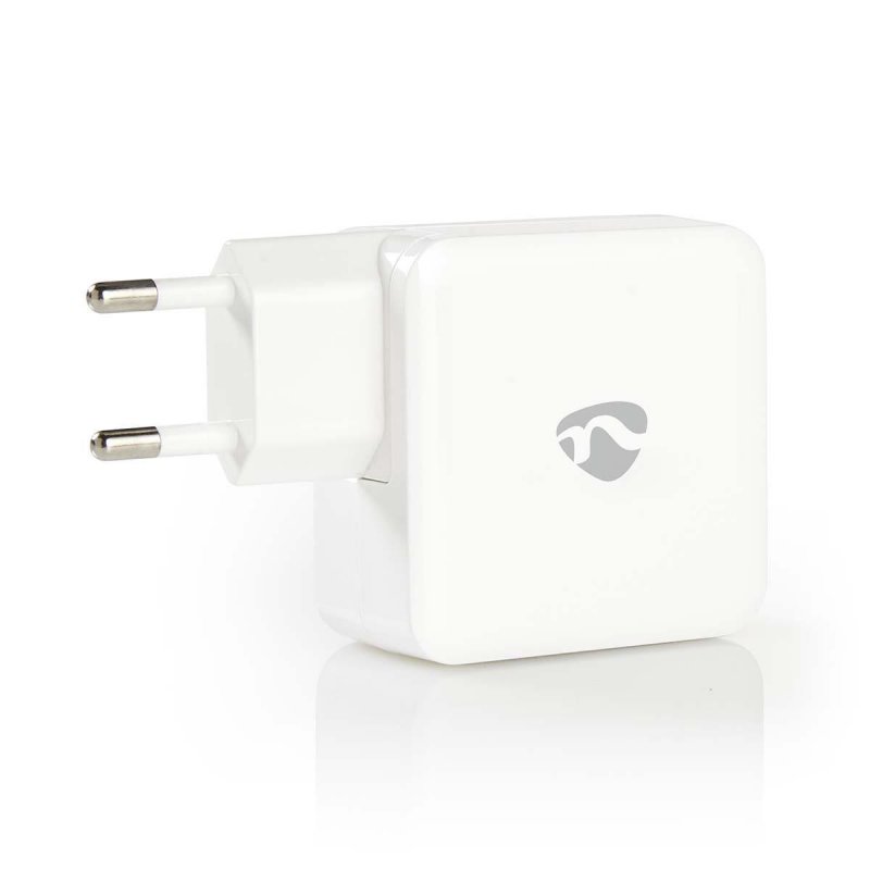 Síťová Nabíječka | 4.8 A | 2 výstupy | USB-A a USB-C™ | Bílá barva - obrázek č. 2
