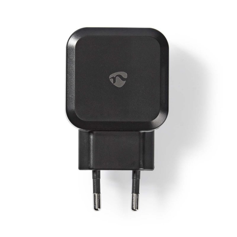 Nástěnná nabíječka | 3,0 A | USB-C | Power Delivery: 18 W | Černá barva - obrázek č. 1
