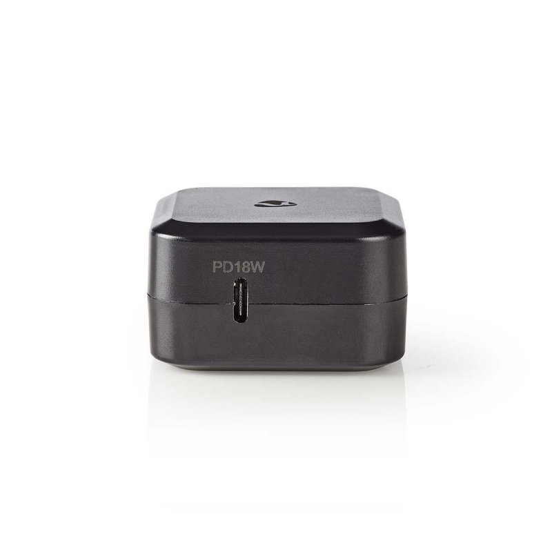 Nástěnná nabíječka | 3,0 A | USB-C | Power Delivery: 18 W | Černá barva - obrázek produktu