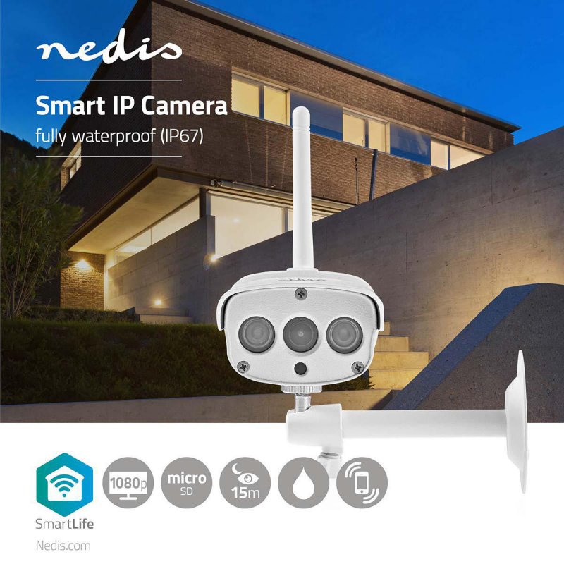 SmartLife Venkovní Kamera | Wi-Fi | Full HD 1080p | IP67 | Cloudové Úložiště (volitelně) / microSD (není součástí dodávky) | 12 - obrázek č. 1