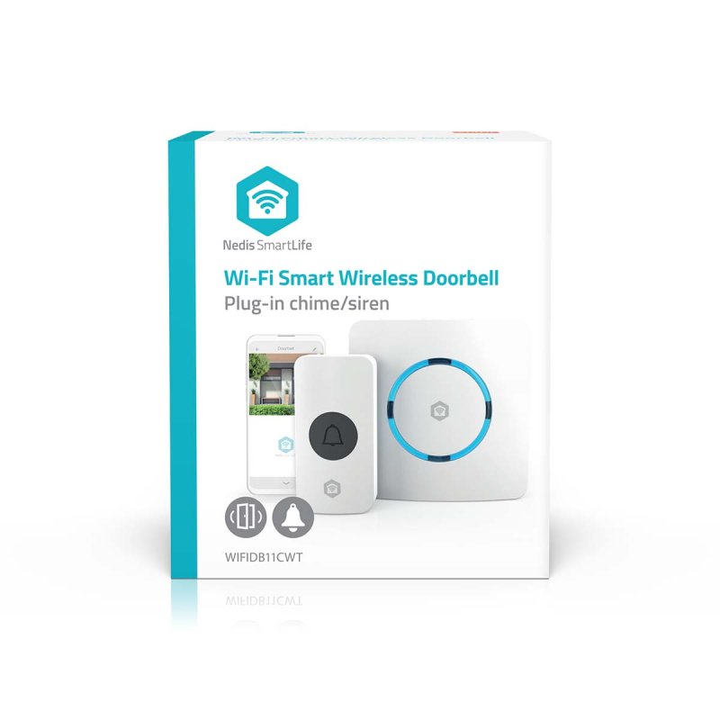 SmartLife Zvonek | RF, frequency 433 Mhz / Wi-Fi  WIFIDB11CWT - obrázek č. 3