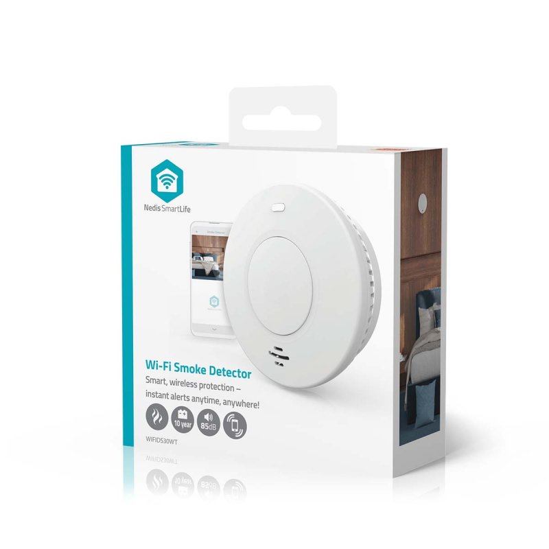 SmartLife Detektor Kouře | Napájení z baterie  WIFIDS30WT - obrázek č. 5