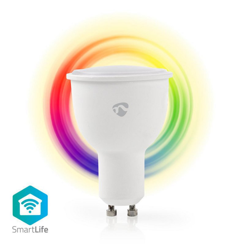 WiFi Chytrá LED Žárovka | Barevná a Teplá Bílá | GU10 - obrázek produktu