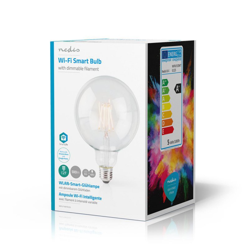 SmartLife LED žárovka | Wi-Fi  WIFILF10WTG125 - obrázek č. 4