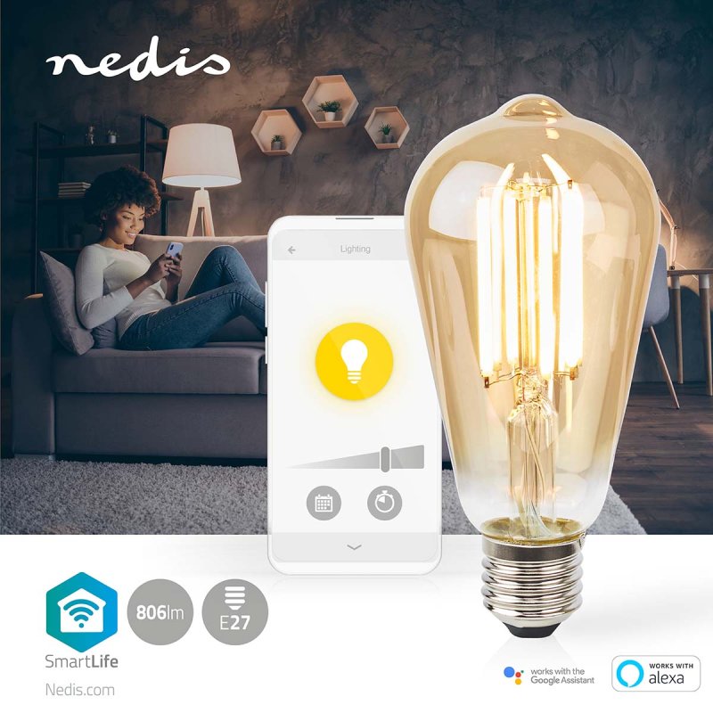 SmartLife LED žárovka | Wi-Fi  WIFILRF10ST64 - obrázek č. 1