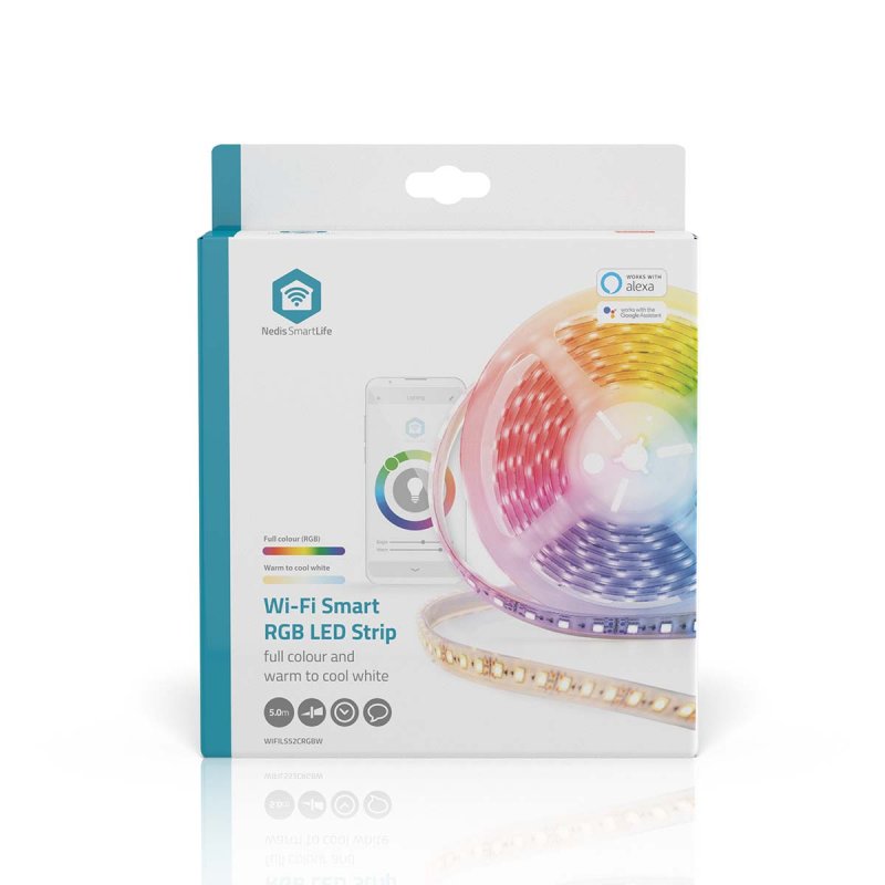 LED Pásek SmartLife | RGB / Studená Bílá / Teplá Bílá  WIFILS52CRGBW - obrázek č. 4