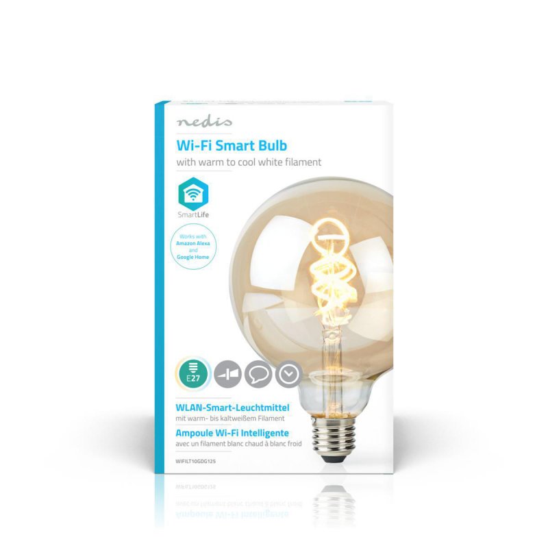 SmartLife LED žárovka | Wi-Fi  WIFILT10GDG125 - obrázek č. 4
