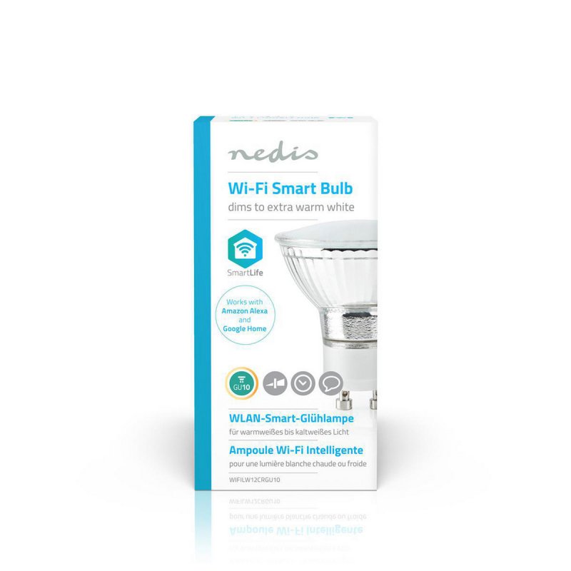 Žárovka LED SmartLife | Wi-Fi | GU10 | 330 lm | 5 W | Teplá Bílá | 1800 - 2700 K | Energetická třída: A+ | Android™ / IOS | PAR1 - obrázek č. 4