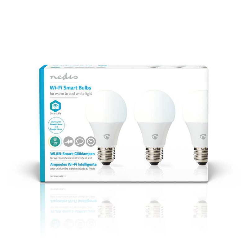 SmartLife LED Bulb | Wi-Fi | E27 | 800 lm | 9 W | Studená Bílá / Teplá Bílá | 2700 - 6500 K | Energetická třída: A+ | Android™ / - obrázek č. 5