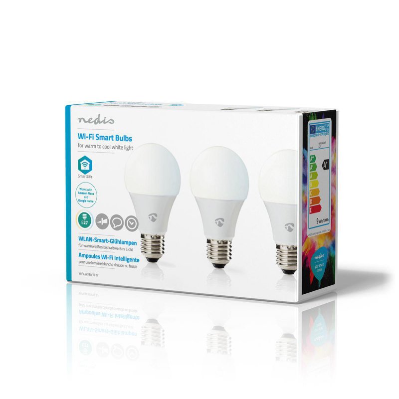 SmartLife LED Bulb | Wi-Fi | E27 | 800 lm | 9 W | Studená Bílá / Teplá Bílá | 2700 - 6500 K | Energetická třída: A+ | Android™ / - obrázek č. 7