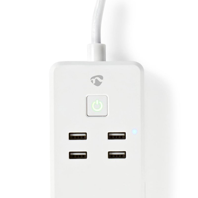 SmartLife Prodlužovací Přívod | Wi-Fi | 3x Zásuvka typu F (CEE 7/3) / 4 x USB | 16 A | 3680 W | Délka napájecího kabelu: 1.8 m | - obrázek č. 4