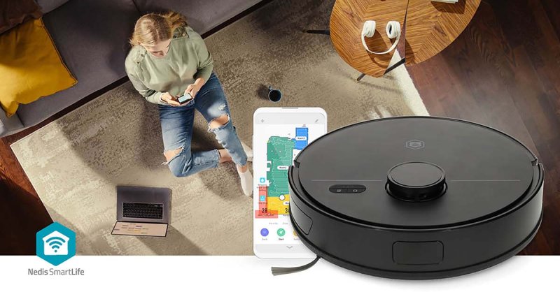 SmartLife Robot Vysavač | Způsob navigace: Laserová navigace  WIFIVCL10CBK - obrázek č. 11