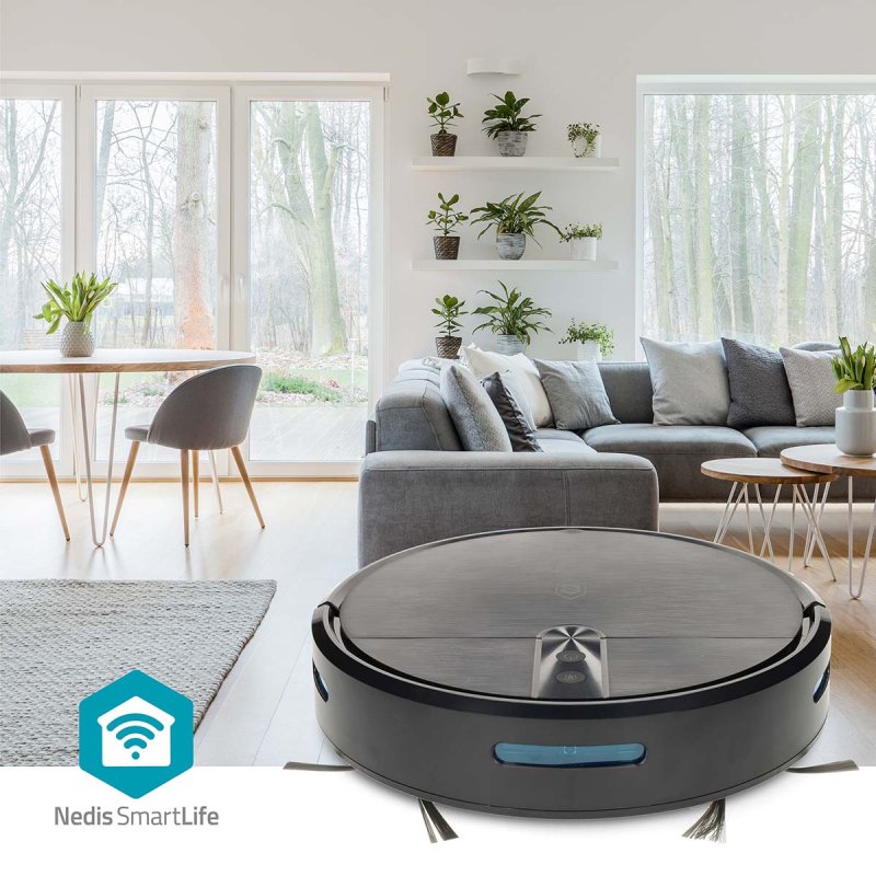 SmartLife Robot Vysavač | Způsob navigace: Náhodný  WIFIVCR10CBK - obrázek č. 1