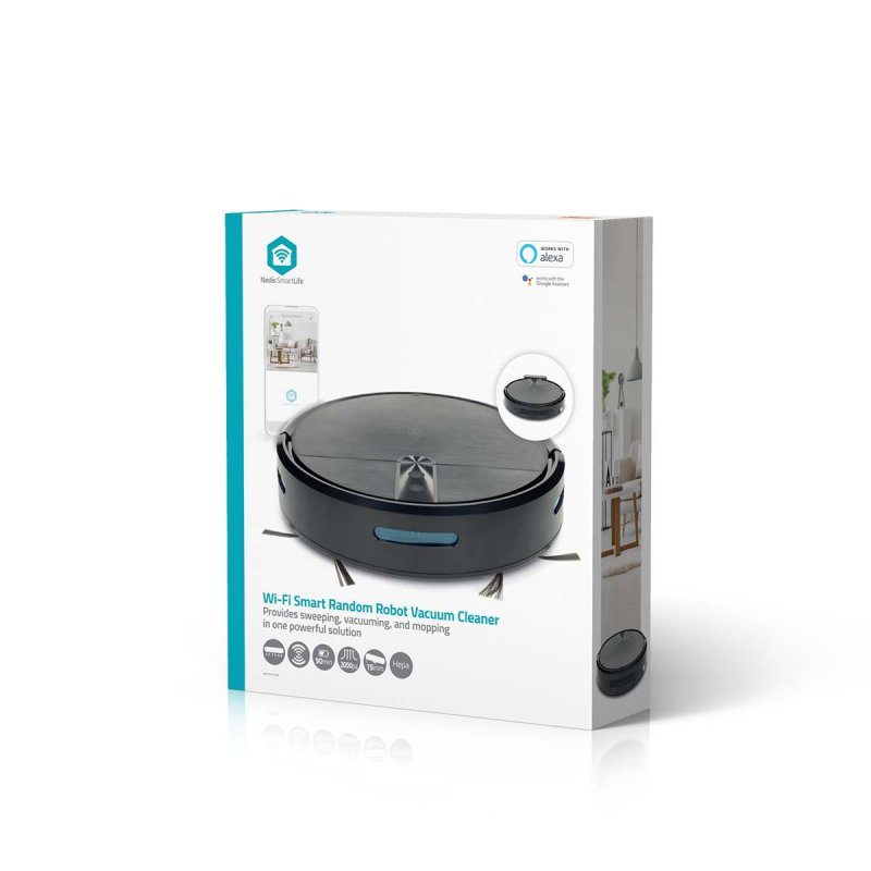SmartLife Robot Vysavač | Způsob navigace: Náhodný  WIFIVCR10CBK - obrázek č. 8
