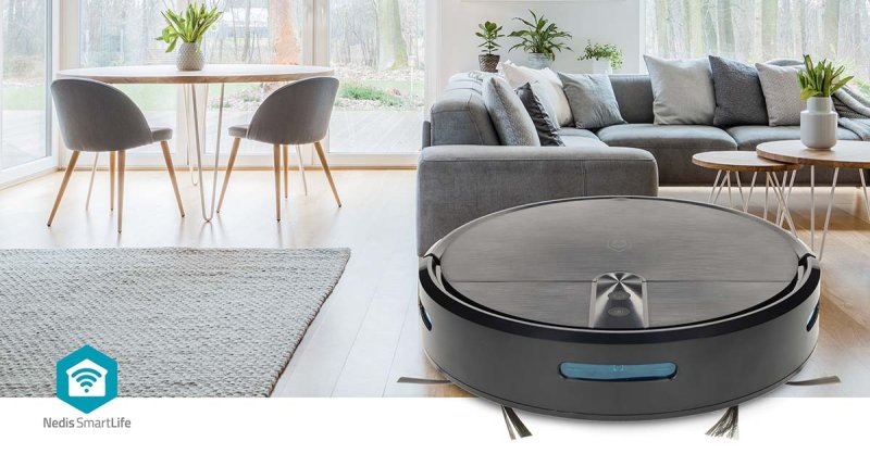 SmartLife Robot Vysavač | Způsob navigace: Náhodný  WIFIVCR10CBK - obrázek č. 11