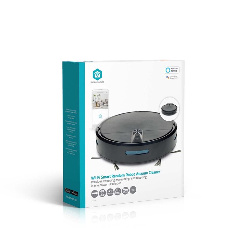 SmartLife Robot Vysavač | Způsob navigace: Náhodný  WIFIVCR10CBK - obrázek č. 9