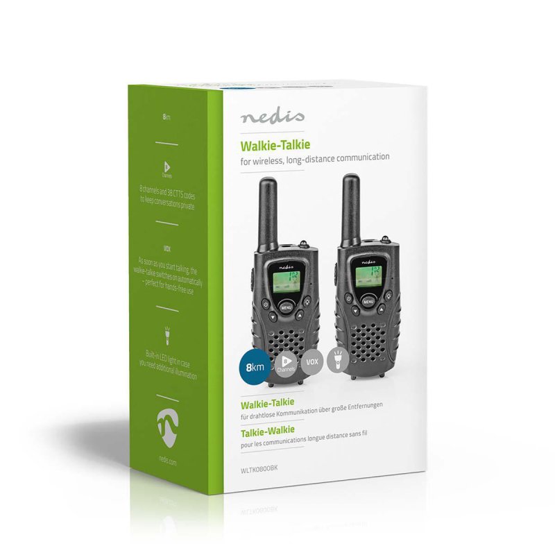Walkie-Talkie Set | 2 sluchátka  WLTK0800BK - obrázek č. 11