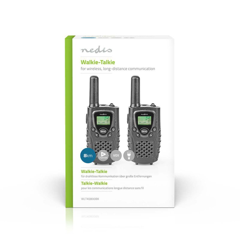 Walkie-Talkie Set | 2 sluchátka  WLTK0800BK - obrázek č. 9