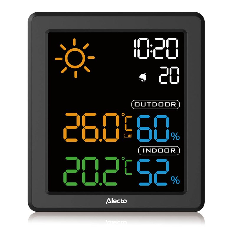 Meteorologická stanice s bezdrátovým venkovním senzorem WS1000 - obrázek č. 1