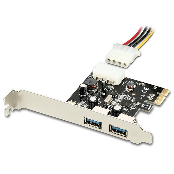 AXAGO PCI-Express adapter 2x USB3.0 Renesas + LP - obrázek č. 4