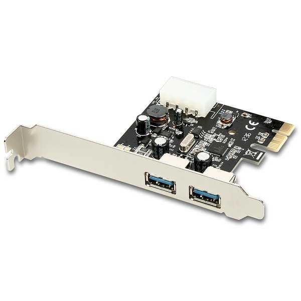 AXAGO PCI-Express adapter 2x USB3.0 Renesas + LP - obrázek č. 1