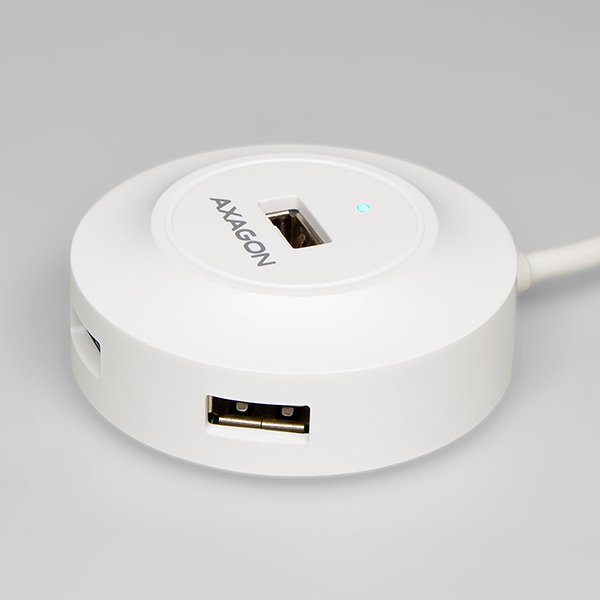AXAGON 4x USB2.0 cable hub + micro USB OTG WHITE - obrázek č. 7