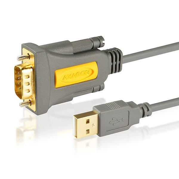 AXAGON USB2.0 - seriový RS-232 screw adapter 1,5m - obrázek č. 1