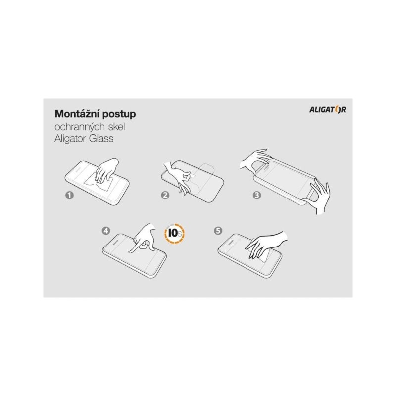 Aligator ochranné sklo GLASS Xiaomi Redmi Note 14 5G - obrázek č. 2