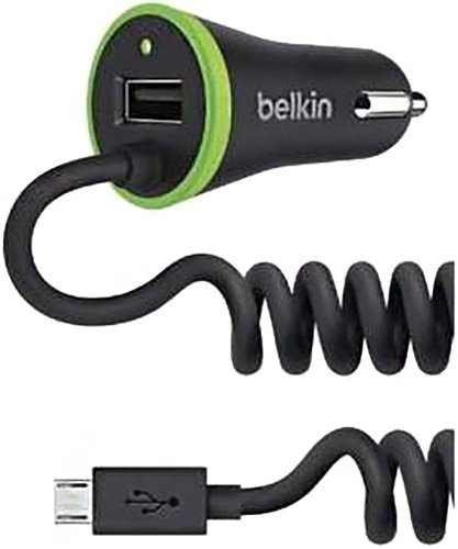 BELKIN Micro USB autonabíječka,3.4A, černá, + Micro USB kabel - obrázek produktu