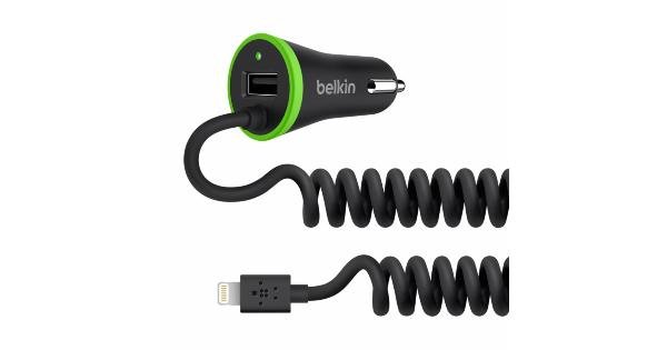 BELKIN Micro USB autonabíječka,3.4A, černá, + Lightning kabel - obrázek produktu